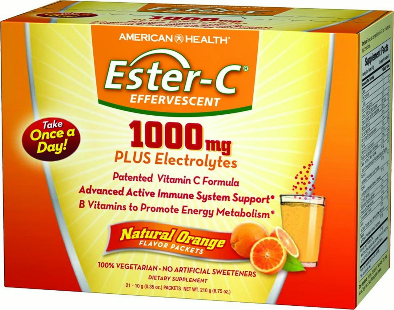 American Health Esterc Effervescent 1000 Mg Plus Electrolytes Packets 21 Ct Walmart Com Walmart Com American Health Esterc Effervescent 1000 Mg Plus Electrolytes Packets 21 Ct Walmart Com Walmart Com