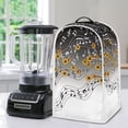 thumbnail image 5 of HELLHERO Music Notes Sunflowers Handle Mixer Cover with Protective Polyester Kitchen Accessories, 5 of 6