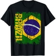 thumbnail image 2 of BRAZIL BRAZIL Flag Vintage Distressed BRAZIL T-Shirt, 2 of 3