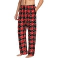 thumbnail image 6 of Vsdgher Christmas With Snowflakes Mens Pajama Pants Sleep & Lounge Pants, PJ Pants-Small, 6 of 6