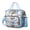 Sky-blue-60, variant on Retro Tribal Rustic Style Lunch Bag - Large Waterproof Tote for Office Workers