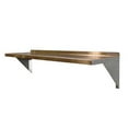 thumbnail image 2 of Prairie View WS1224, Aluminum Wall Mount Shelf, 12"W x 12"H x 24"L, 2 of 3