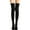 Black, variant on HERFIER Long Socks Over Knee Socks Cotton Thigh Stocking for Women (Black)