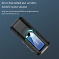 thumbnail image 4 of Bluetooth 5.0 Adapter Transmitter with LCD Display, Wireless 3-in-1 Receiver and Transmitter Dual 3.5mm Jack Connection Low Latency Mini Receiver for Car/TV/PC/Audio System, 4 of 5