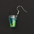 thumbnail image 3 of Deeceymbur Funny Exaggerated Fruit Tea Lemon Theme Earrings Resin Crystal Tassel Dangle for Women Party Club Costume Accessories Eye Catching Fashion, 3 of 5