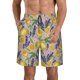 thumbnail image 1 of Balery Lavender Flowers Traje de Baño Estilo Hawaiano para Hombre, Shorts de Secado Rápido con Bolsillos-Small, 1 of 6