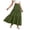 Green, variant on Maxi Flowy Skirts for Women Summer High Waisted A Line Tiered Pleated Cute Boho Long Skirt