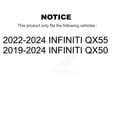 thumbnail image 2 of TEC Rear Ceramic Disc Brake Pads TEC-2191 for Car INFINITI QX50 QX55, 2 of 10