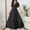 Black, variant on Sentmoon Dresses for Women 2025 Elegant Classy Short Sleeve Solid Color Mesh Breathable Spring Wedding Guest Dress Summer 2026 Cute Regular Fit V Neck Plus Size Party Dress White XL