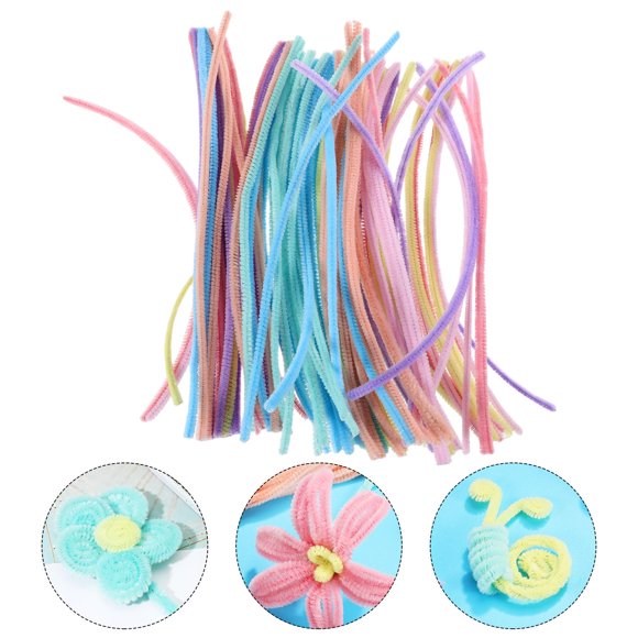 DEEPCRAFF 300Ud Limpiapipas Pastel Para Manualidades Con Colores Vibrantes Material Duradero Ideal Para