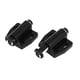 thumbnail image 1 of Ganchos magnéticos para abrir puertas y cajones de muebles de cocina Unique Bargains, color negro, 2 piezas, 1 of 2