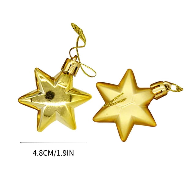 Decoraciones Del Árbol de Navidad Casa Colgante de Estrella Hexagonal de Navidad, Ornamento Colgante para la Puerta de la Pared Del Árbol Festival de la Decoración de Vacaciones Decoraciones de la Pue