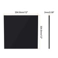 thumbnail image 2 of Uxcell UHMW Sheet Ultra High Molecular Weight Polyethylene Sheet Hard Plastic Sheet Board 12''x 12 '' x 0.08'' Black, 2 of 6