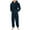 Navy, variant on Utoimkio Men's Warm Fleece Hooded Onesie Jumpsuits Winter One Piece Full Zipper Pajamas Playsuit Home Outdoor Camping Coverall Sleepwear