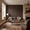 Walnut, variant on Decorative Interior & Ceiling Paneling, Wood Slat Wall Panels 106"x5" (Set of 4), Super Matte Matrix Grey