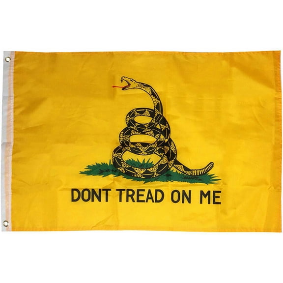 2x3 Gadsden Don't Tread on Me Flag 2'x3' House Banner grommets Super polyester