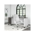 thumbnail image 2 of Bush Furniture Somerset 72" Office Desk with Chair Storm Gray/White (SET031SGWH), 2 of 8