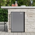 thumbnail image 5 of 21 in. Outdoor Refrigerator with IPX 4 Rating and Glass Shelves 4.4 Cu. ft. in Stainless-Steel (KM-OKS-OFRC-44SS), 5 of 13