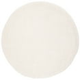 thumbnail image 6 of SAFAVIEH Fontana Jamie Solid Plush Shag Area Rug, Ivory, 6'7" x 9', 6 of 9