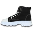 thumbnail image 4 of Tenis Para Mujer De Moda Estilo 1010Ka5 Marca Kadewe Acabado Textil Color Negro negro 26.5, 4 of 4
