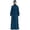 Blue, variant on Abaya Dress for Muslim Elegant Full Length Abaya Dress With Hijab Scarf Flowy Long Sleeve Garment