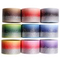 thumbnail image 3 of 38mm Glitter Grosgrain Ribbon DIY Gradient Color Ribbons Accesorios para el cabello Decoración de papel de regalo (negro, 5 yardas / rollo), 3 of 5