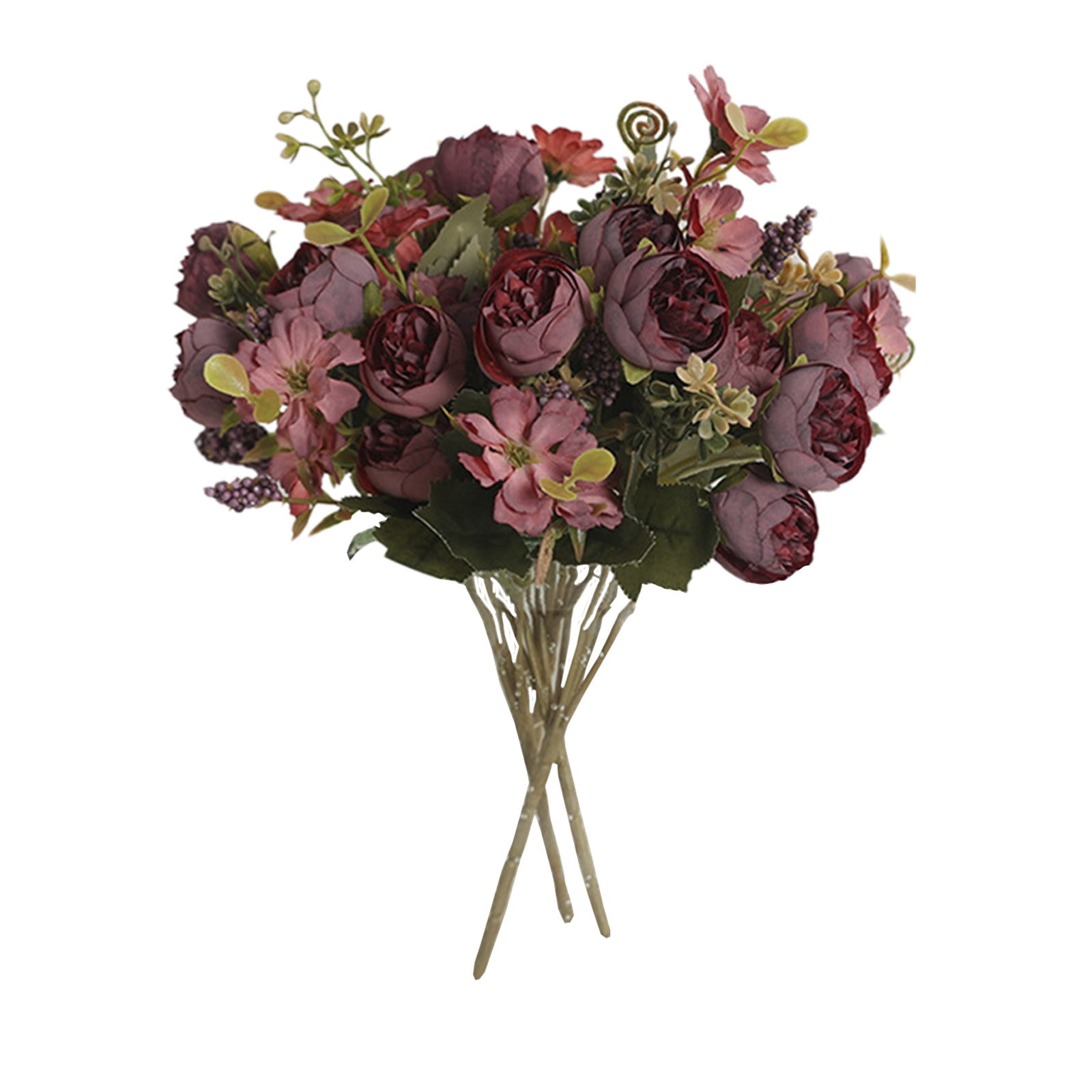 ZZwxWA Simulation Flower Bouquet Silk Flowers Home Living Room
