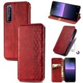 thumbnail image 1 of Case for Sony Xperia 10 II Flip Cover Wallet Flip Cover Magnetic Protective - Red, 1 of 5
