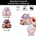 thumbnail image 7 of Beautynvta Easter Decoration, Exquisite 2D Acrylic Mushroom House Hanging Ornaments, Cute Bunny Decor, Personalized Easter Pendant for Tree, Car, Backpack Decor, 7 of 7