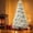White, variant on Nextay 6ft Snow Flocked Artificial Christmas Tree Pre-Lit with Warm White Lights, Hinged Spruce for Home Office Holiday Decor