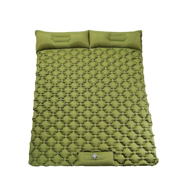 Dsseng JINGT Extra Thick Lightweight Inflatable Camping Mattress - Quick Inflate & Portable Double navy blue