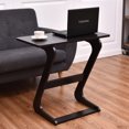 thumbnail image 4 of Costway Canapé Table Table de Chevet Console Snack TV Café Plateau PC Ordinateur Portable Bureau Z-Shape, 4 of 10