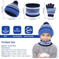 thumbnail image 6 of TAGVO 3 in 1 Warm Beanie Hat Scarf Gloves Set for Kids, Winter Thicken Fleece Thermal Knit Hat Scarf Gloves Set,for Kids children Boys Girls, Aged 3-6, Winter Accessories Sets, 6 of 8