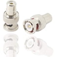 thumbnail image 2 of Adaptador BNC a RCA TUNC Enchufe Macho BNC a Conector Hembra RCA Acoplador Paquete de 5 Sencillez, 2 of 5