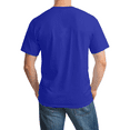 thumbnail image 2 of Hanes Essential T-Shirt, 100% Cotton Short Sleeve Mens Tee, DIY and Arts And Crafts, Deep Royal, 5XL, 2 of 5