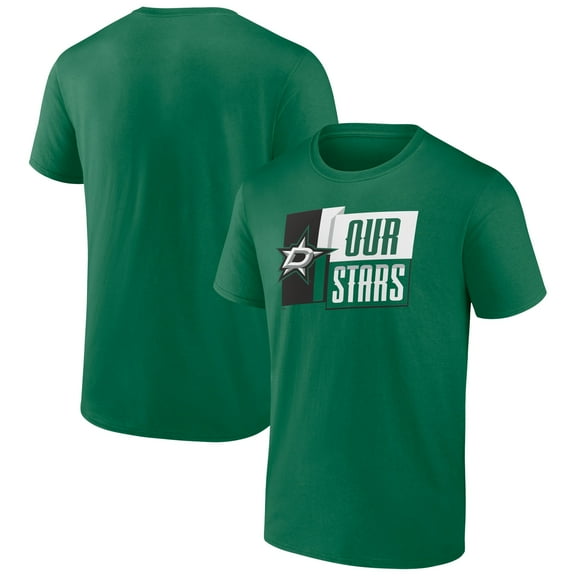 Men's Kelly Green Dallas Stars Ice Cluster T-Shirt