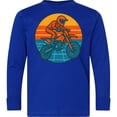 thumbnail image 3 of Inktastic Retro Motocross Dirt Bike Rider Long Sleeve Youth T-Shirt, 3 of 5