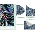 thumbnail image 4 of Weekease Womens Blouses Floral Ruffle Short Sleeve Tunic Tops Casual V Neck Summer Shirts, 4 of 8