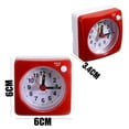 thumbnail image 2 of With Night Light Quartz Battery Operated Alarm Clock Home Decor Number Clock Bedside Clocks BLUE, 2 of 8
