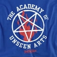 thumbnail image 2 of Chilling Adventures of Sabrina Academy of Unseen Arts Women's T Shirt, Royal, Small, 2 of 6