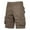 Coffee, variant on Yghzkop Men's Tech Shorts with 8 Secure Pockets - Lightweight Outdoor Casual Shorts for Fishing Camping Tear-Resistant