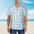 thumbnail image 6 of Picia Funny Chicken Gentle Cotton Regular Fit Short Sleeve Casual Hawaiian Shirt for Men-, 6 of 9