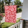 thumbnail image 5 of Easygdp Red Hibiscus Flower Garden Flag Yard Flag Welcome Flag, Double-Sided, Weather Resistant for Outdoor Decor - 12.5"x18", 5 of 9
