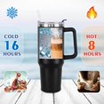 thumbnail image 3 of Game Tumbler with Lid and Straw, 40oz Gamer Water Bottle Cup with Handle, Gaming Travel Coffee Mugs, Birthday Gifts for Gamer Men Boys, 3 of 6