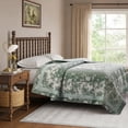 thumbnail image 3 of The Pioneer Woman Avery Cotton Patchwork Quilt, Green River, Full/Queen, 3 of 8