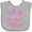 AC-Heather Grey, variant on Inktastic Grandma's Girl Grandchild Butterfly Girls Baby Bib
