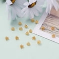 thumbnail image 2 of 200pcs Iron Bead Caps Golden 6x4.5mm Hole: 1mm Inner Diameter: 5mm, 2 of 4