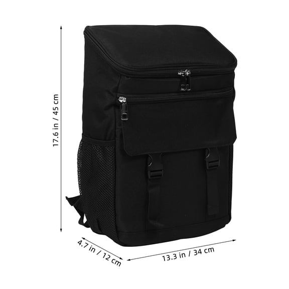 LOLIPPYY Lightweight Waterproof Cooler Backpack Black for Camping and Outdoor Use