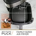 thumbnail image 2 of Wolfgang Puck 310oz Stainless Steel Air Fryer, Large Single Basket Design, Simple Dial Controls, 2 of 6