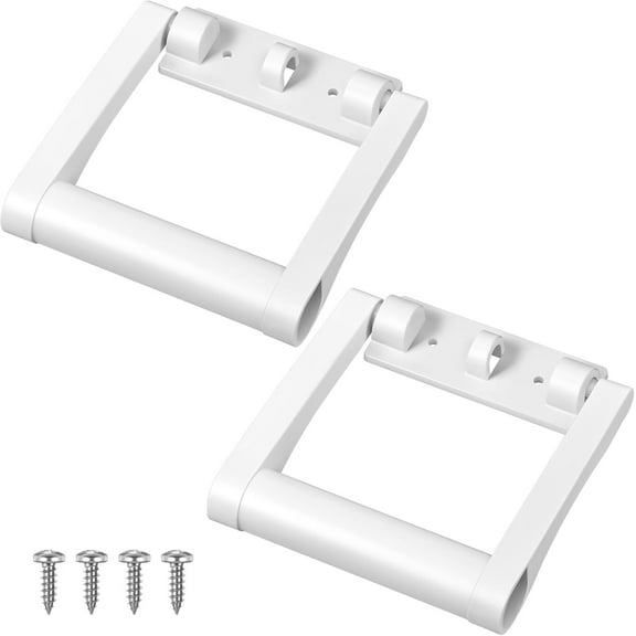 Lsupdaol White Cooler Replacement Handles Parts Compatible with Igloo 21023 for 25-72 qt Coolers Plastic Cooler Accessories Kits